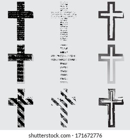 grunge cross 