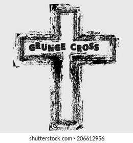 grunge cross 