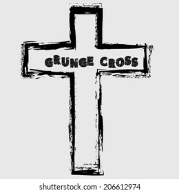 grunge cross 