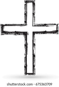 grunge cross