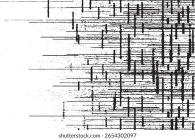 Grunge Crosshatch Patrón de textura sobre fondo blanco