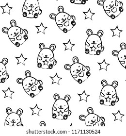 grunge cute mice funny animals background