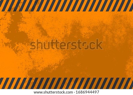 Grunge danger background. Textured hazard backdrop. Digitally generated image. Vector design elements. Illustration, Eps 10.