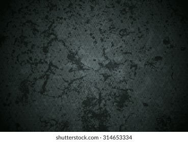 Grunge dark abstract wall texture. Vector design