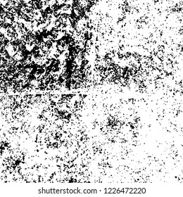 Grunge dark black and white pattern of cracks and scuffs