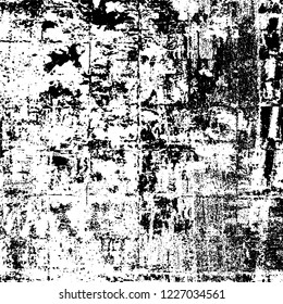 Grunge dark black and white pattern of cracks and scuffs