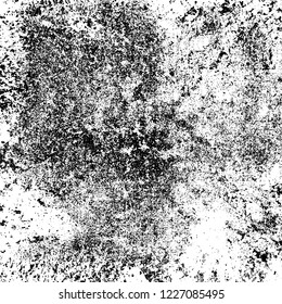 Grunge dark black and white pattern of cracks and scuffs