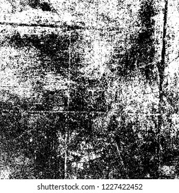 Grunge dark black and white pattern of cracks and scuffs