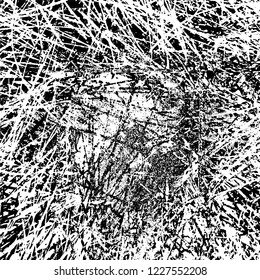 Grunge dark black and white pattern of cracks and scuffs