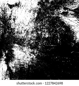 Grunge dark black and white pattern of cracks and scuffs