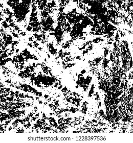 Grunge dark black and white pattern of cracks and scuffs