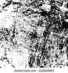 Grunge dark black and white pattern of cracks and scuffs