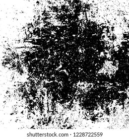 Grunge dark black and white pattern of cracks and scuffs