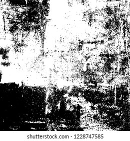 Grunge dark black and white pattern of cracks and scuffs
