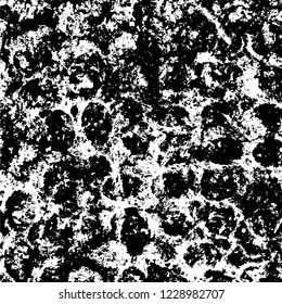 Grunge dark black and white pattern of cracks and scuffs