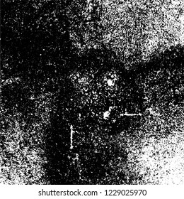 Grunge dark black and white pattern of cracks and scuffs