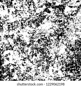 Grunge dark black and white pattern of cracks and scuffs