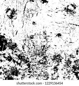 Grunge dark black and white pattern of cracks and scuffs