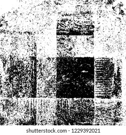 Grunge dark black and white pattern of cracks and scuffs