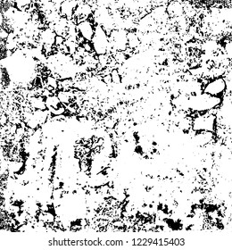 Grunge dark black and white pattern of cracks and scuffs