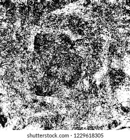 Grunge dark black and white pattern of cracks and scuffs