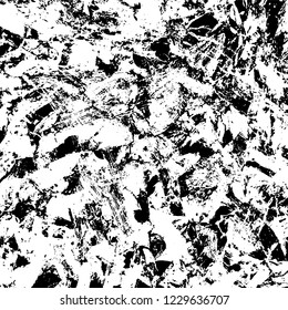 Grunge dark black and white pattern of cracks and scuffs