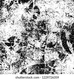 Grunge dark black and white pattern of cracks and scuffs