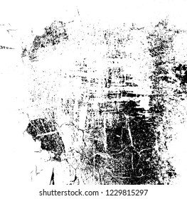 Grunge dark black and white pattern of cracks and scuffs