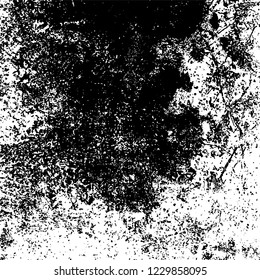 Grunge dark black and white pattern of cracks and scuffs