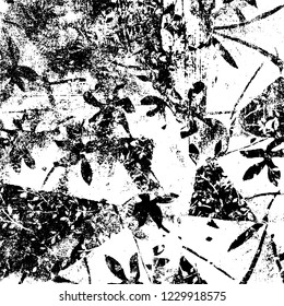 Grunge dark black and white pattern of cracks and scuffs