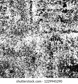 Grunge dark black and white pattern of cracks and scuffs