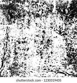 Grunge dark black and white pattern of cracks and scuffs