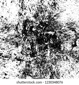 Grunge dark black and white pattern of cracks and scuffs
