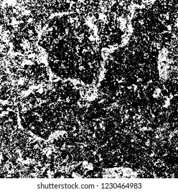 Grunge dark black and white pattern of cracks and scuffs