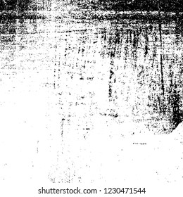 Grunge dark black and white pattern of cracks and scuffs