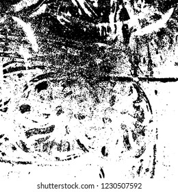 Grunge dark black and white pattern of cracks and scuffs