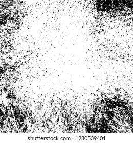 Grunge dark black and white pattern of cracks and scuffs