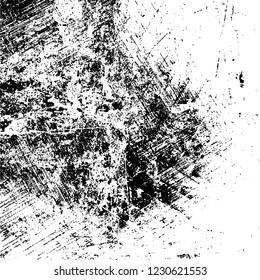 Grunge dark black and white pattern of cracks and scuffs