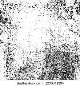 Grunge dark black and white pattern of cracks and scuffs