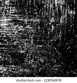 Grunge dark black and white pattern of cracks and scuffs