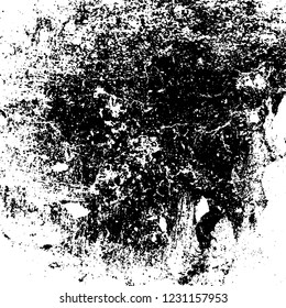 Grunge dark black and white pattern of cracks and scuffs