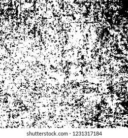 Grunge dark black and white pattern of cracks and scuffs