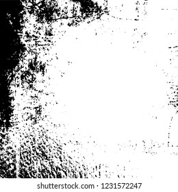 Grunge dark black and white pattern of cracks and scuffs
