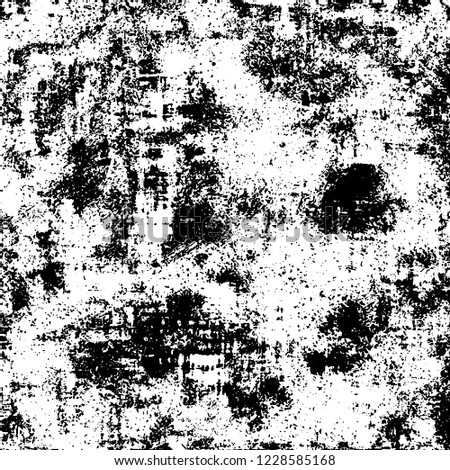 Grunge dark black and white pattern of cracks and scuffs