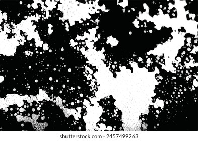 Grunge dark black and white. Texture of cracks, stains, lines. Background black and white city the old walls. Grunge pattern. Old grunge weathered wall background. Abstract Grunge texture.