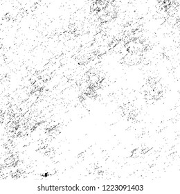 Grunge dark corner messy background. Dirty paper empty cover template. Distressed grainy overlay texture. Ink stroke brushed square shape backdrop. Insane aging border design element. EPS10 vector.