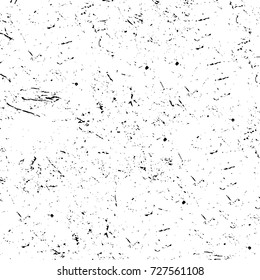 Grunge dark corner messy background. Distressed grainy overlay texture. Ink stroke brushed renovate wall backdrop. Abstract black and white cracks, stains, smears, scrapes for design and printing