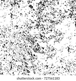 Grunge dark corner messy background. Distressed grainy overlay texture. Ink stroke brushed renovate wall backdrop. Abstract black and white cracks, stains, smears, scrapes for design and printing