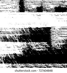 Grunge dark corner messy background. Distressed grainy overlay texture. Ink stroke brushed renovate wall backdrop. Abstract black and white cracks, stains, smears, scrapes for design and printing