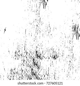 Grunge dark corner messy background. Distressed grainy overlay texture. Ink stroke brushed renovate wall backdrop. Abstract black and white cracks, stains, smears, scrapes for design and printing